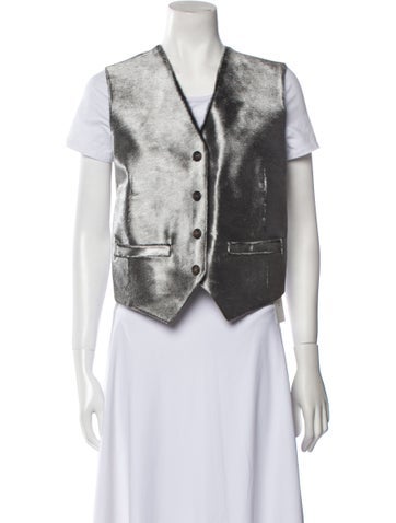 Brunello Cucinelli Jackets Leather Vest XS