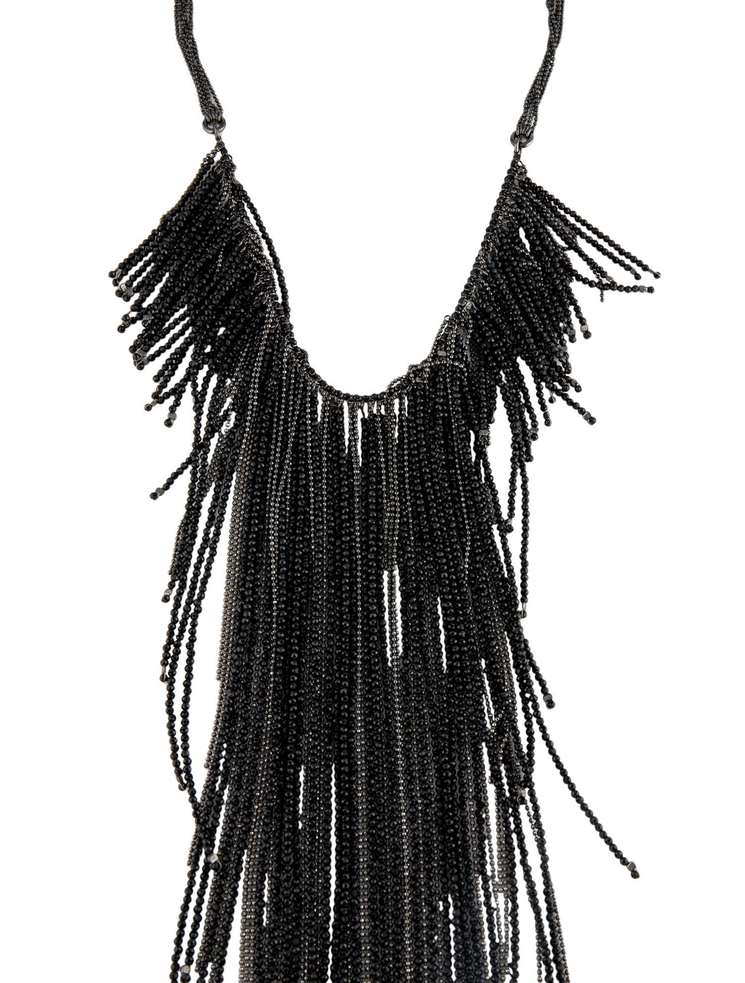Brunello Cucinelli Spinel Long Fringe Necklace