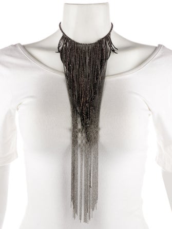 Brunello Cucinelli Multistone Beaded Layered Necklace