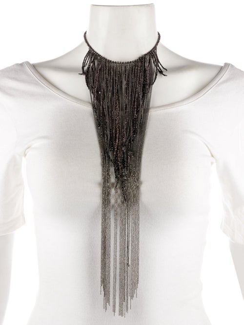 Brunello Cucinelli Multistone Beaded Layered Necklace