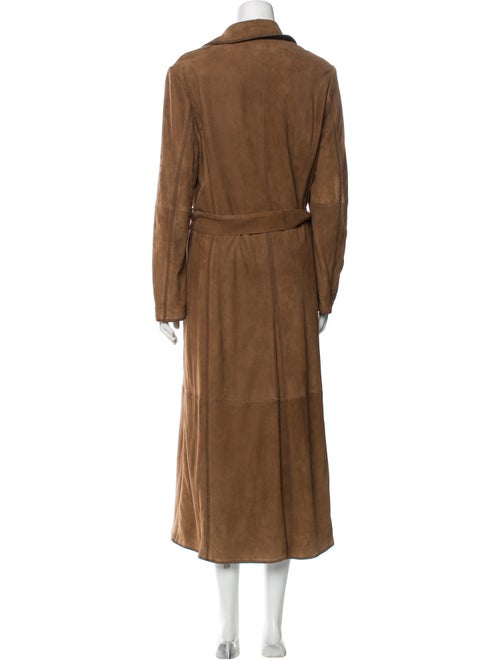 Brunello Cucinelli Leather Trench Coat