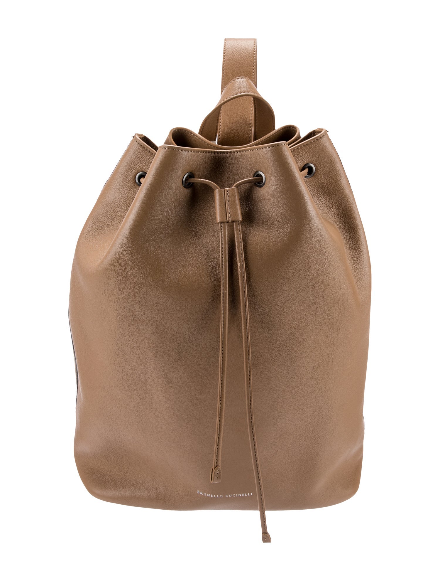 Brunello Cucinelli Leather Sling Bag