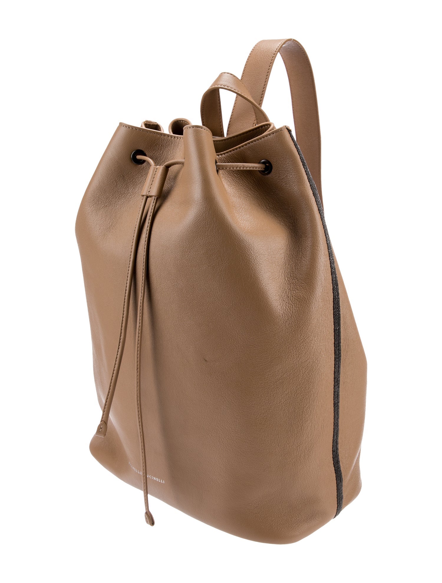 Brunello Cucinelli Leather Sling Bag