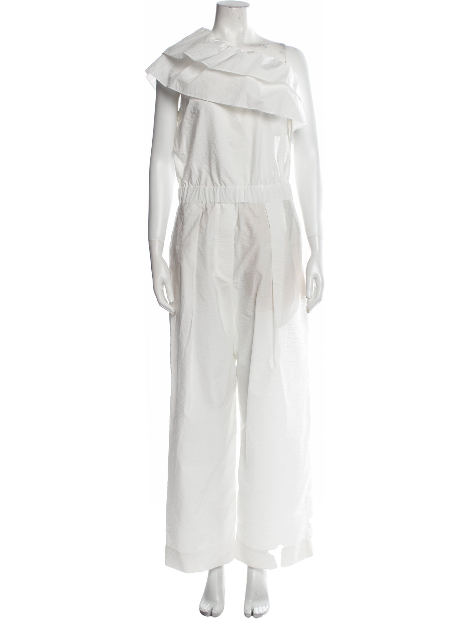 Brunello Cucinelli One-Shoulder Jumpsuit