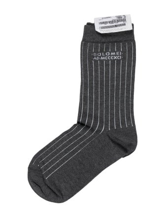Brunello Cucinelli Men's Printed Socks