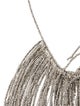 Brunello Cucinelli Assymetrical Monili Fringe Necklace