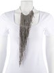 Brunello Cucinelli Assymetrical Monili Fringe Necklace