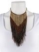 Brunello Cucinelli Monili Beaded Fringe Necklace