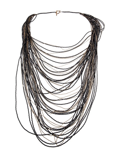 Brunello Cucinelli Draped Beaded Necklace