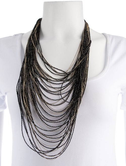 Brunello Cucinelli Draped Beaded Necklace