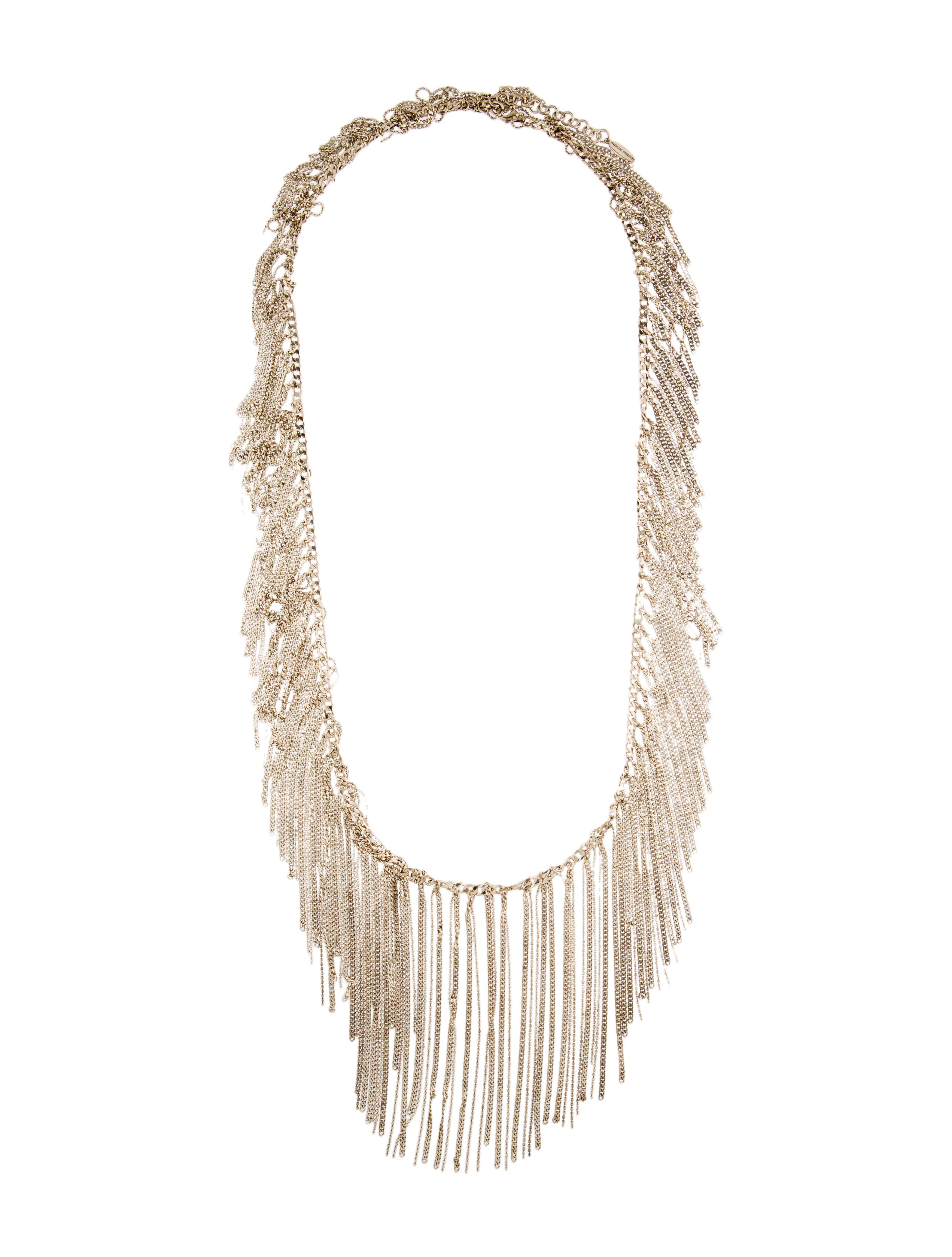 Brunello Cucinelli Fringe Chain Necklace