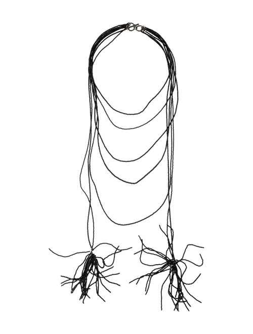 Brunello Cucinelli Stone Beaded Multistrand Necklace