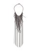 Brunello Cucinelli Stone Monili Beaded Fringe Necklace