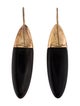 Brunello Cucinelli Horn Drop Earrings