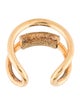 Brunello Cucinelli Double Layer-Detail Cuff Ring
