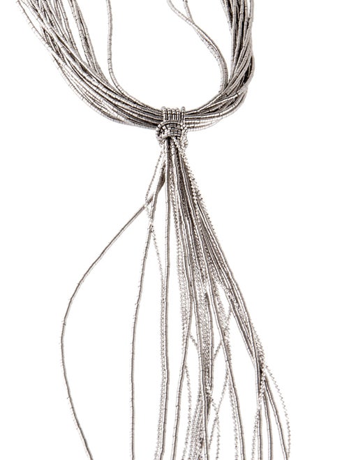 Brunello Cucinelli Monili Beaded Lavalier Necklace