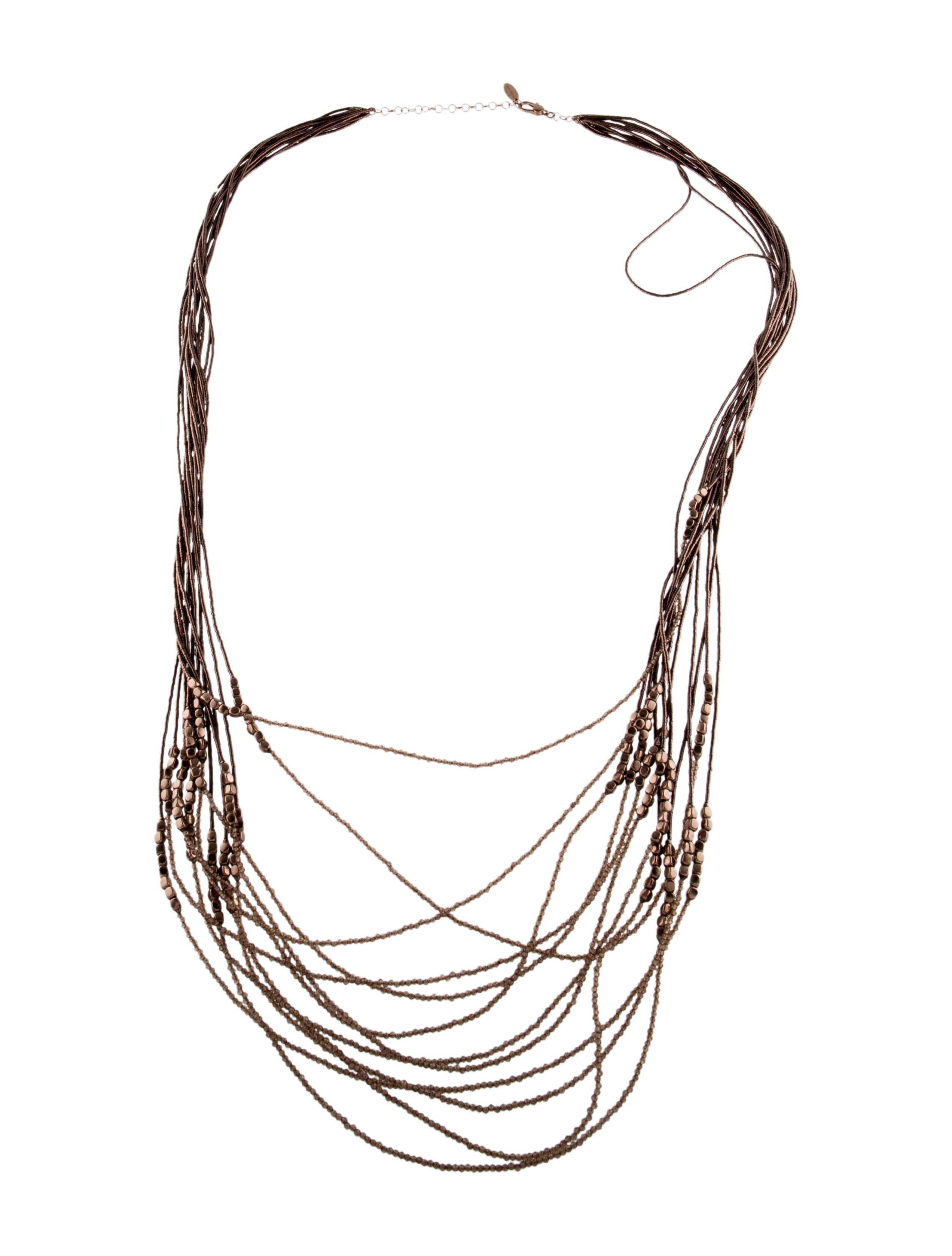 Brunello Cucinelli Monili Beaded Multi-Strand Necklace