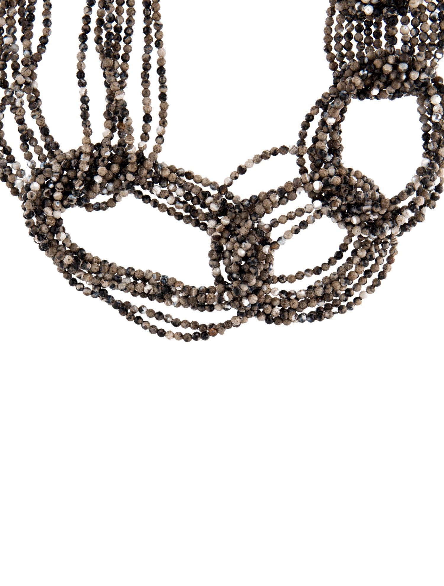 Brunello Cucinelli Beaded Interlocked Necklace