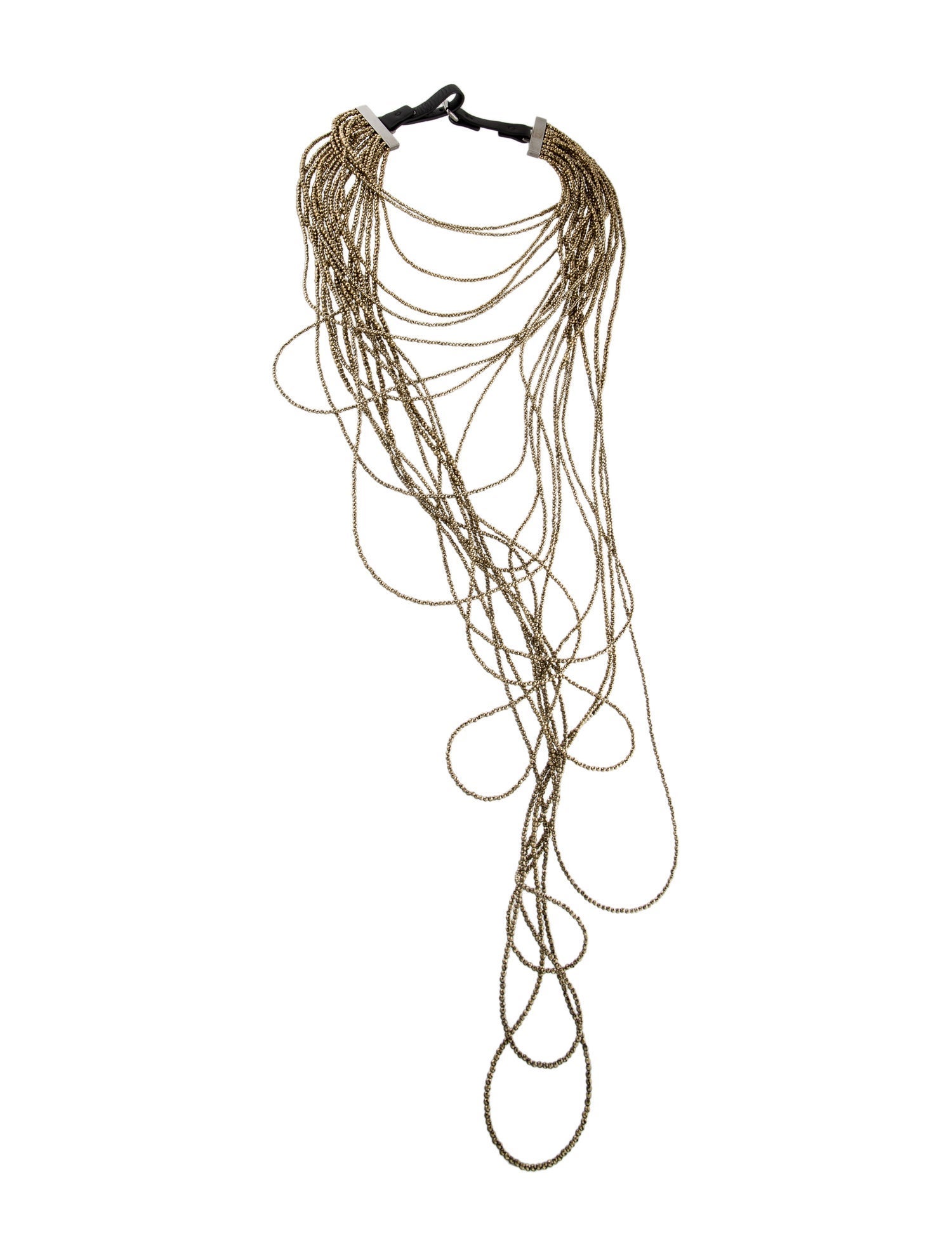 Brunello Cucinelli Multi-Strand Bead Collar Necklace