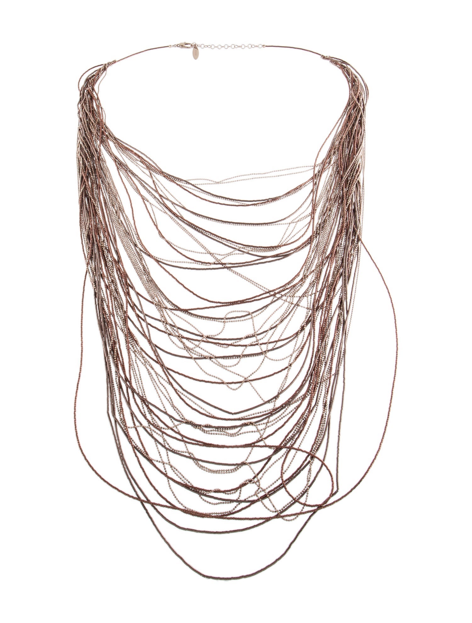 Brunello Cucinelli Monili Beaded Multi-Strand Collar Necklace