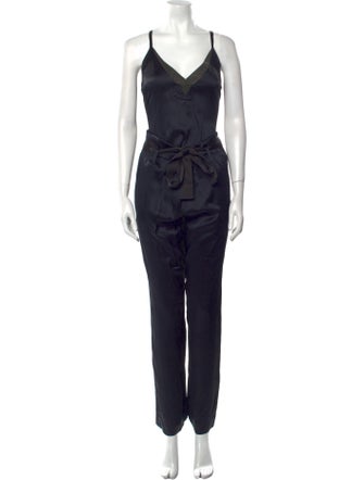 Brunello Cucinelli V-Neck Jumpsuit