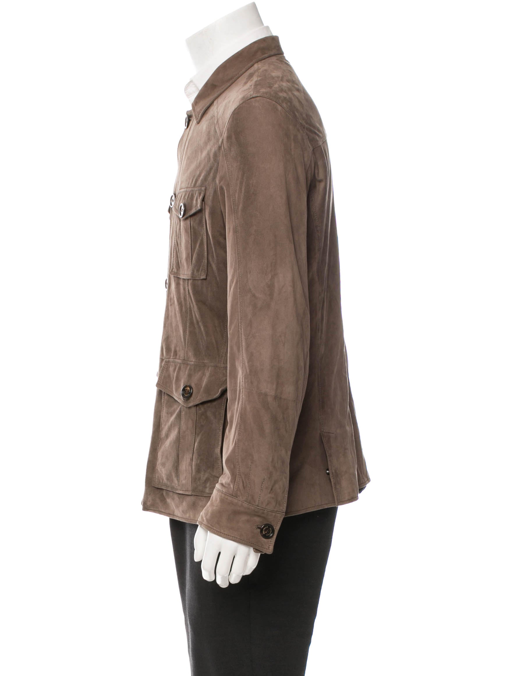 Brunello Cucinelli Suede Field Jacket