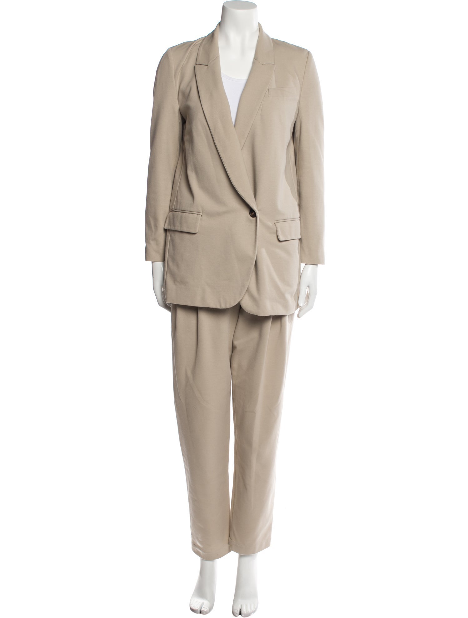 Brunello Cucinelli Pleated Accents Pantsuit