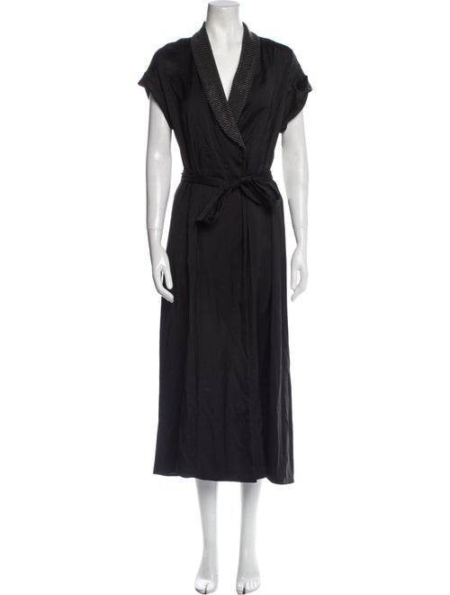 Brunello Cucinelli V-Neck Long Dress