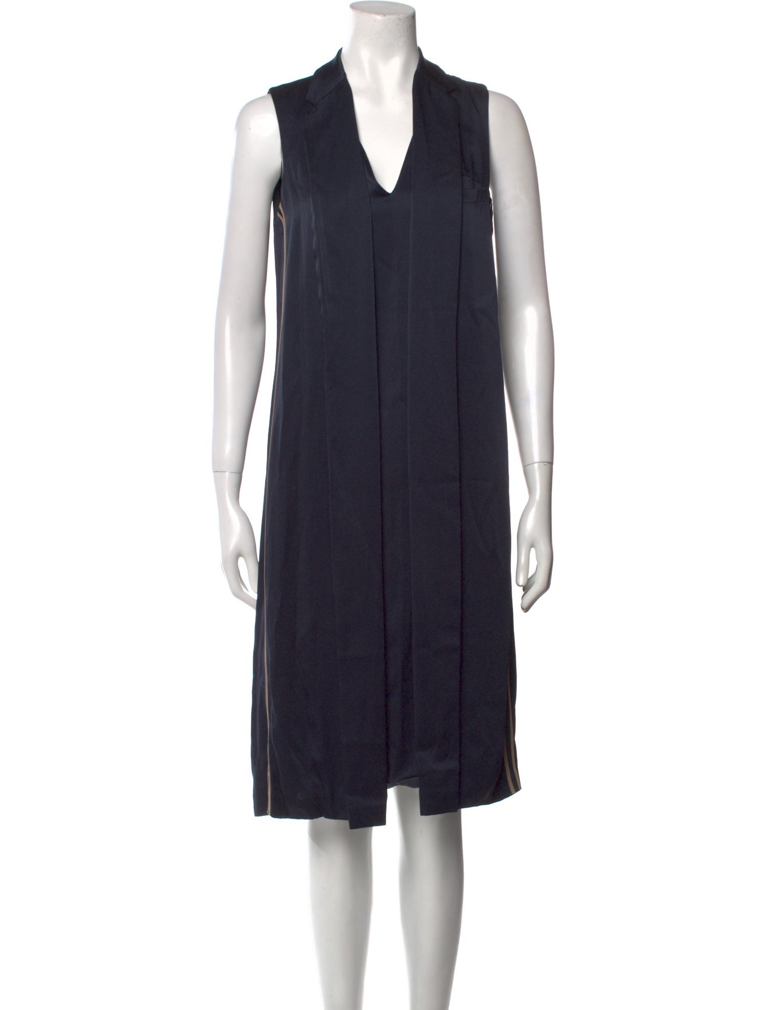 Brunello Cucinelli V-Neck Knee-Length Dress