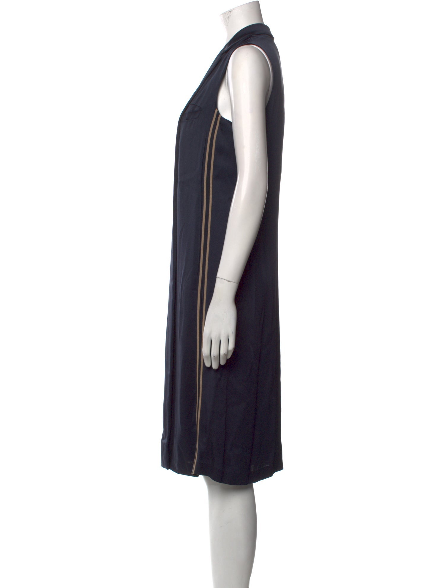 Brunello Cucinelli V-Neck Knee-Length Dress