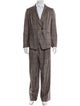 Brunello Cucinelli Plaid Print Two-Piece Suit