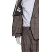 Brunello Cucinelli Plaid Print Two-Piece Suit