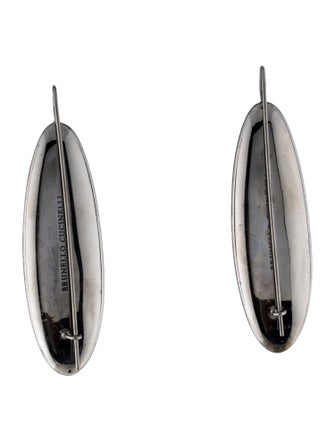 Brunello Cucinelli Diamanti Oval Drop Earrings