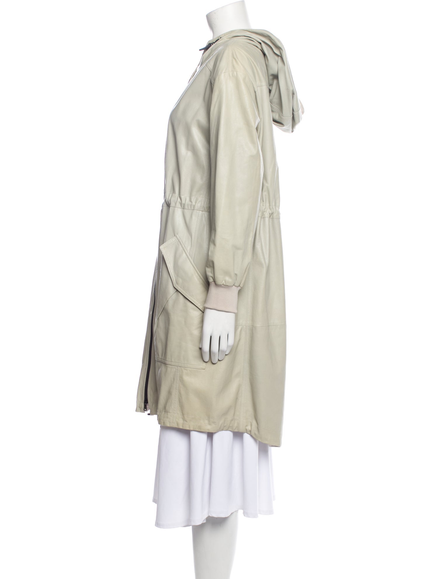 Brunello Cucinelli Leather Coat