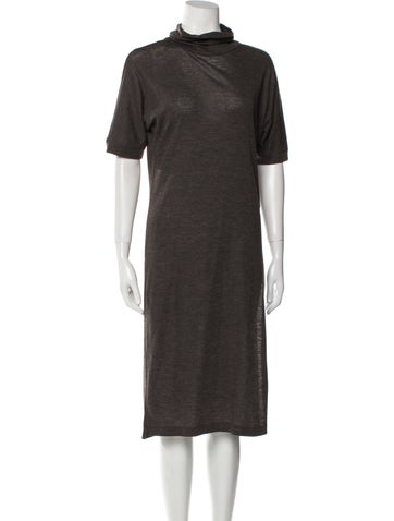 Brunello Cucinelli Dresses Wool Midi Length Dress M