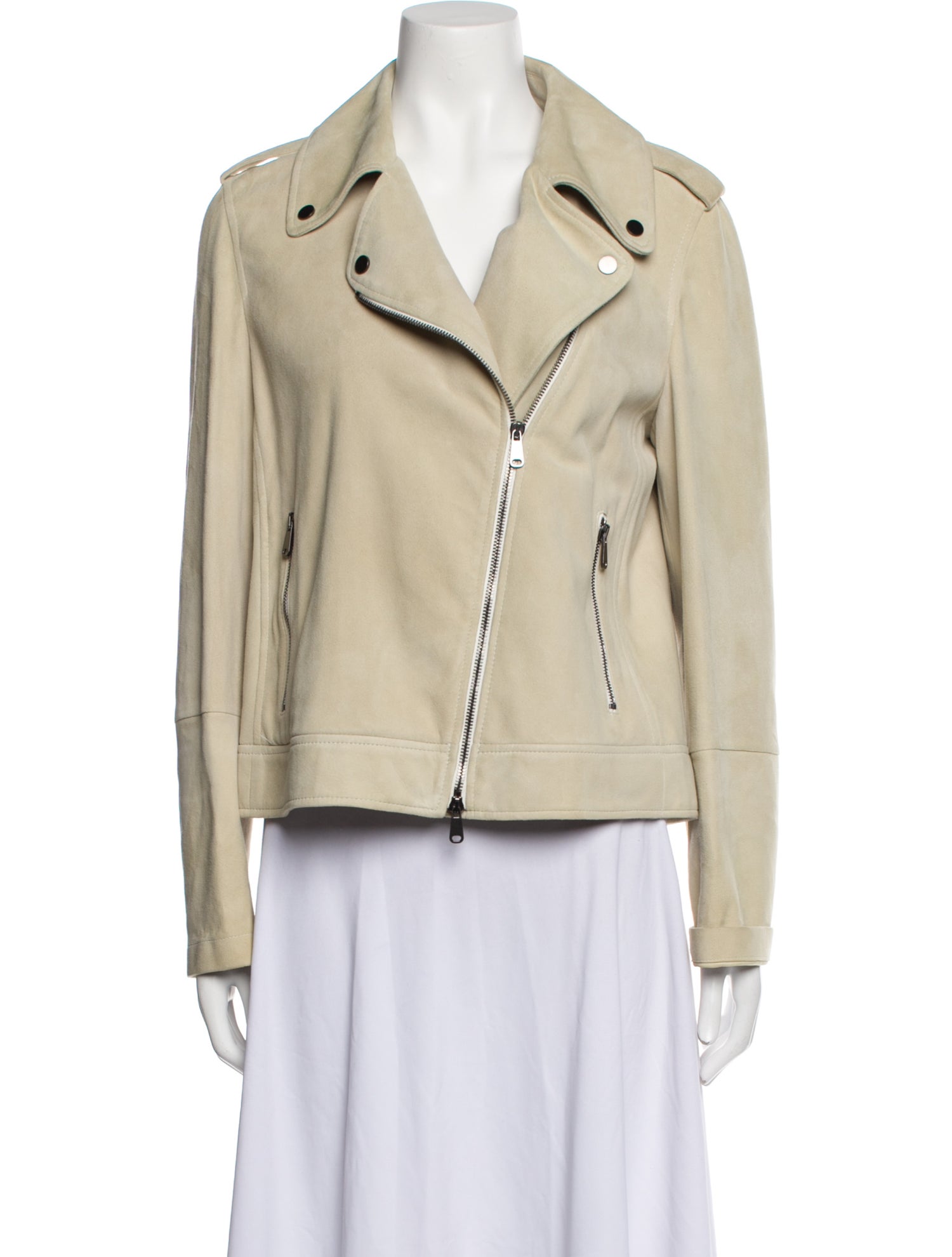 Brunello Cucinelli Leather Biker Jacket