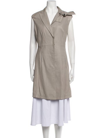 Brunello Cucinelli Jackets Leather Vest Us6, It42 | M