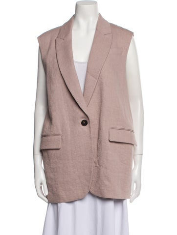 Brunello Cucinelli Jackets Linen Vest Us4, It40 | S
