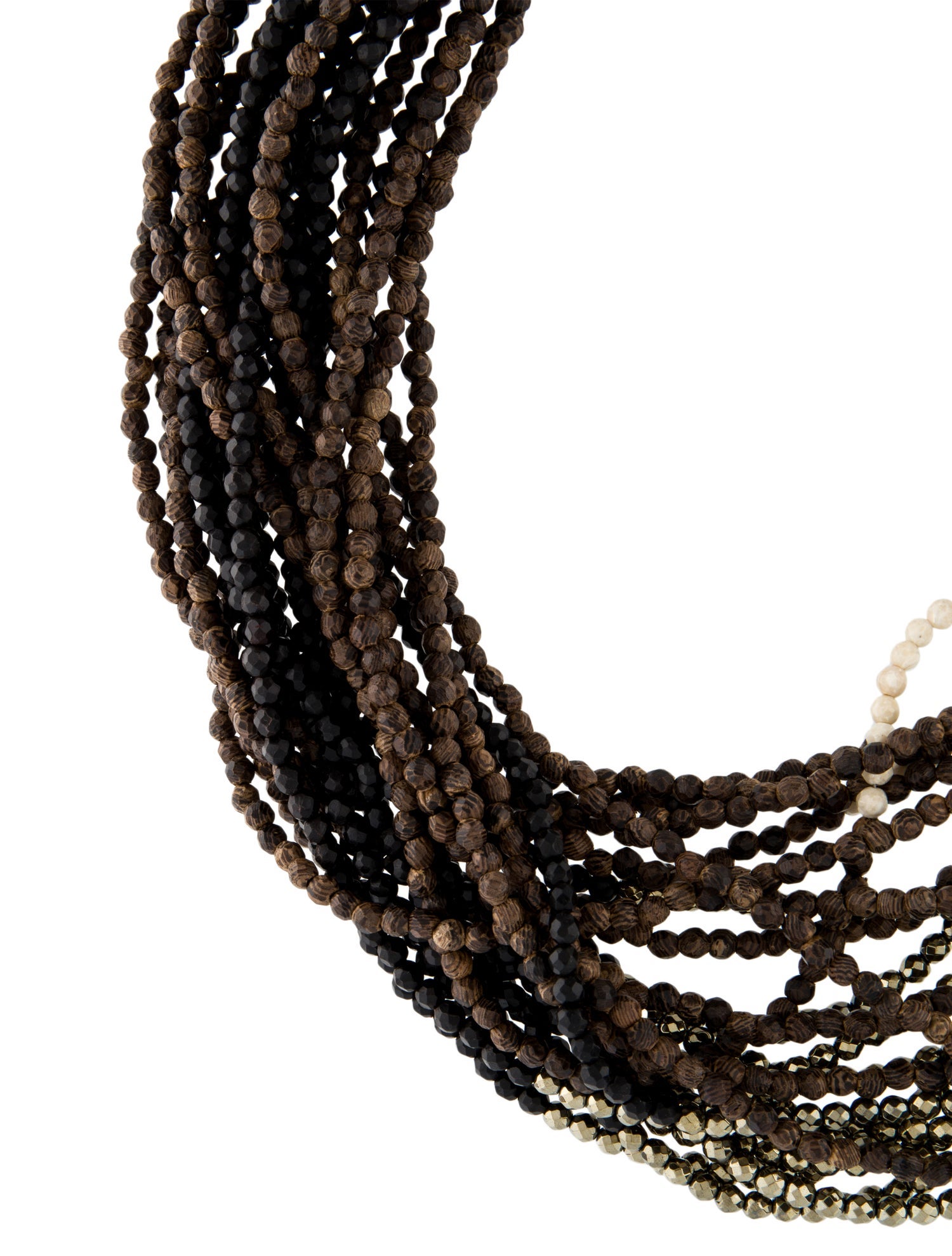 Brunello Cucinelli Multistone Bead Necklace