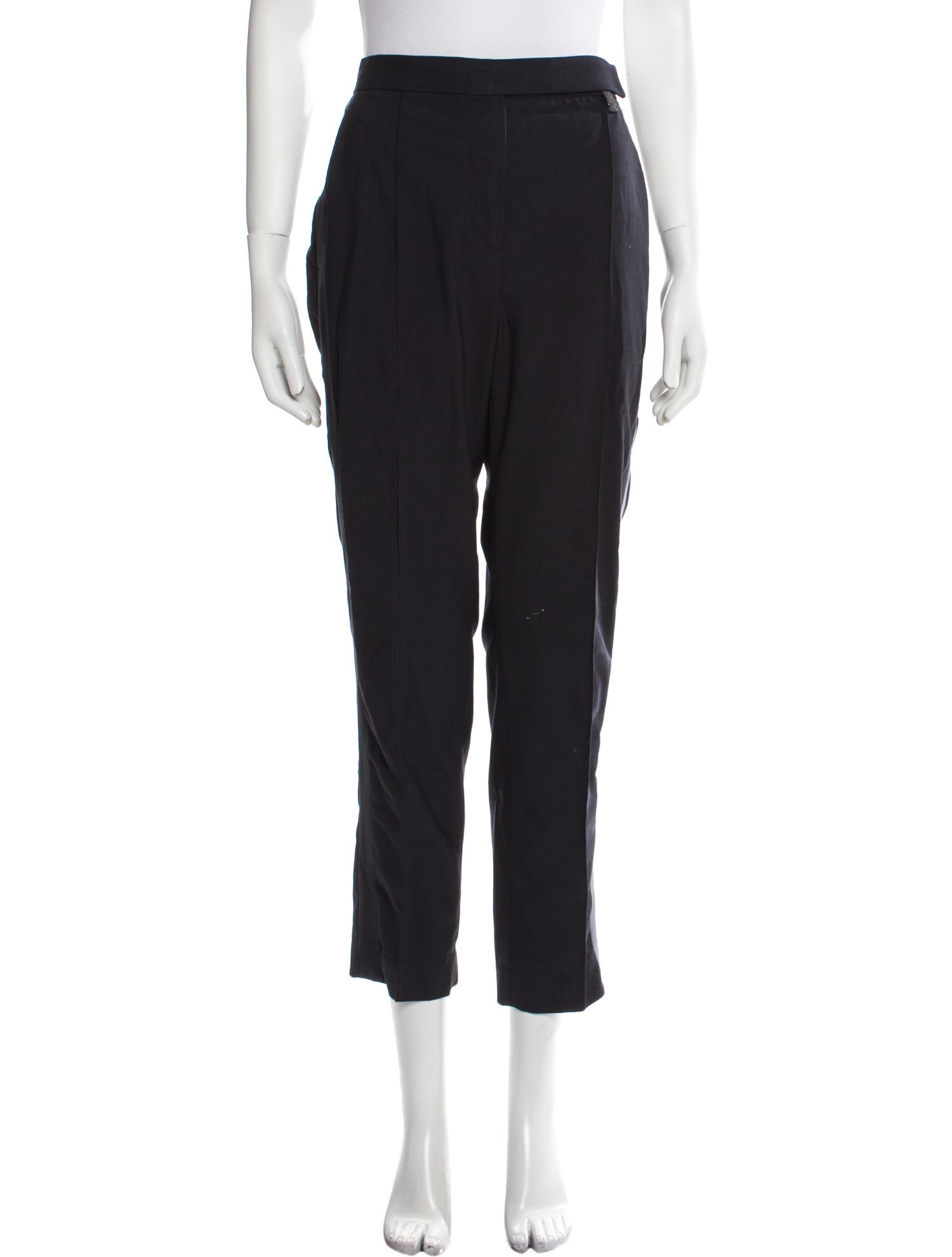 Brunello Cucinelli Virgin Wool Straight Leg Pants