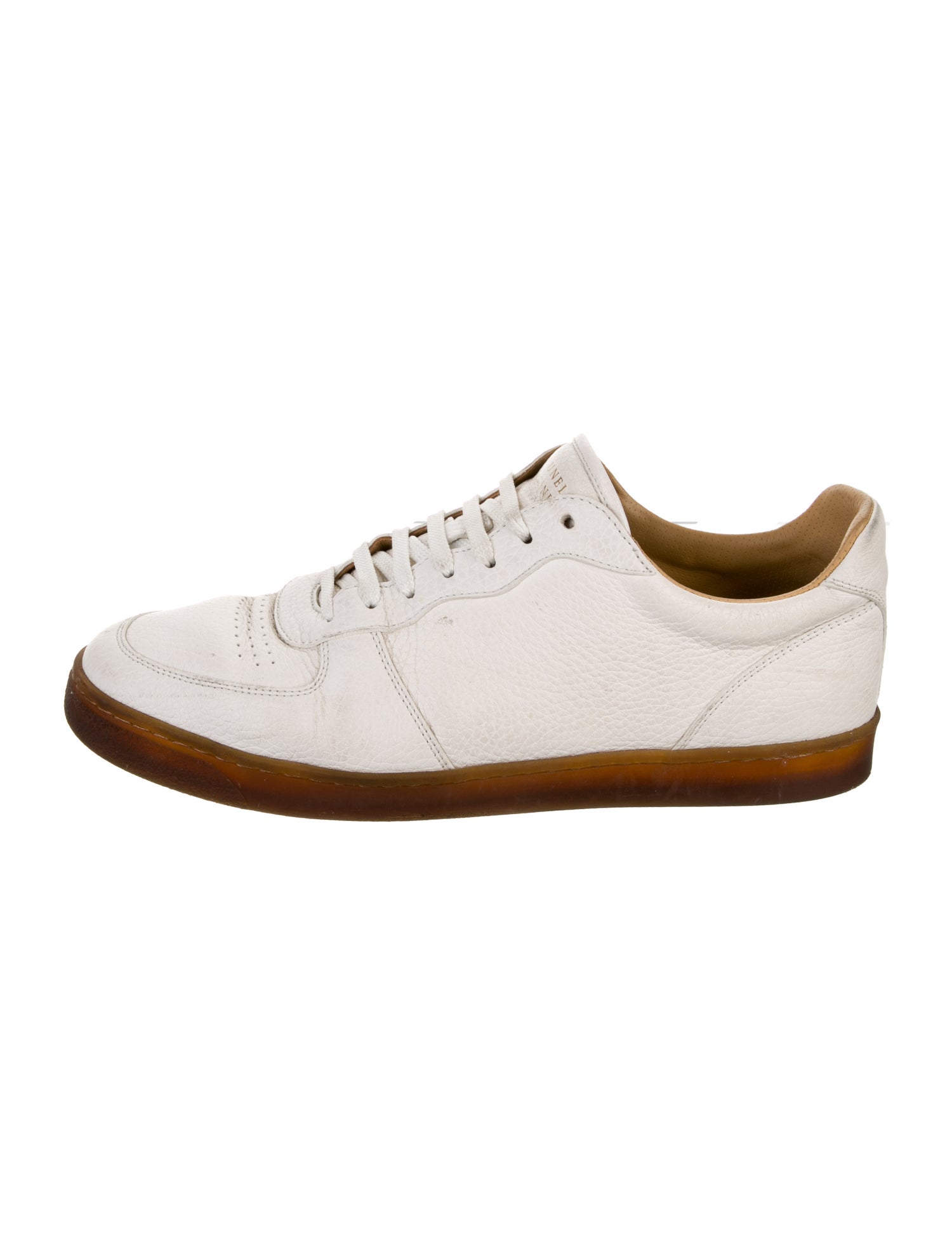 Brunello Cucinelli Leather Sneakers - Neutrals Sneakers