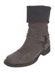 Brunello Cucinelli Suede Moto Boots
