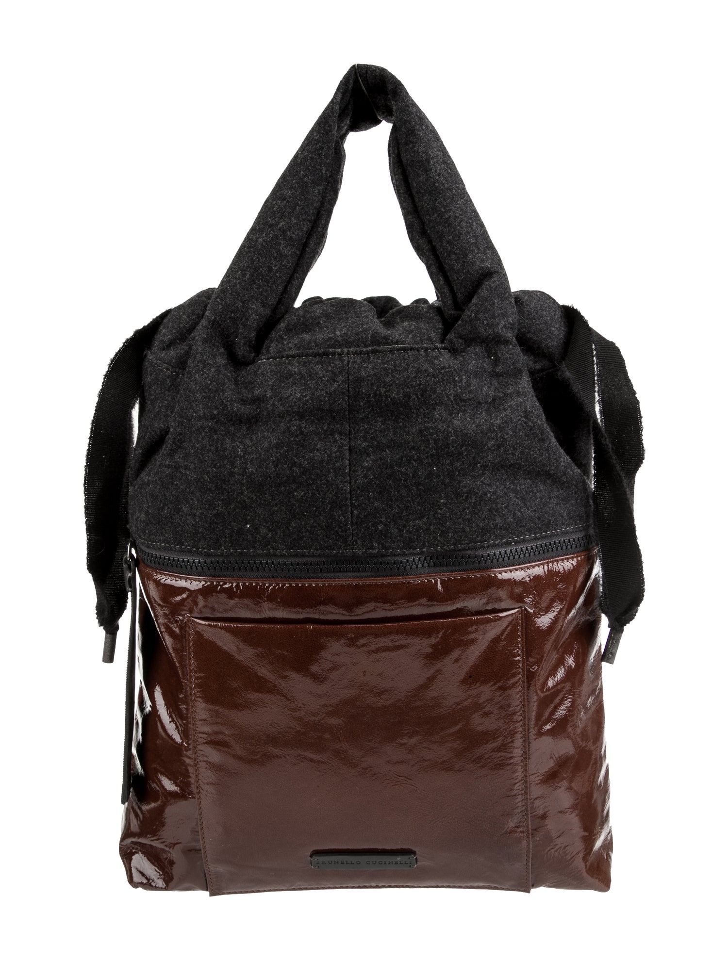 Brunello Cucinelli Patent Leather Backpack