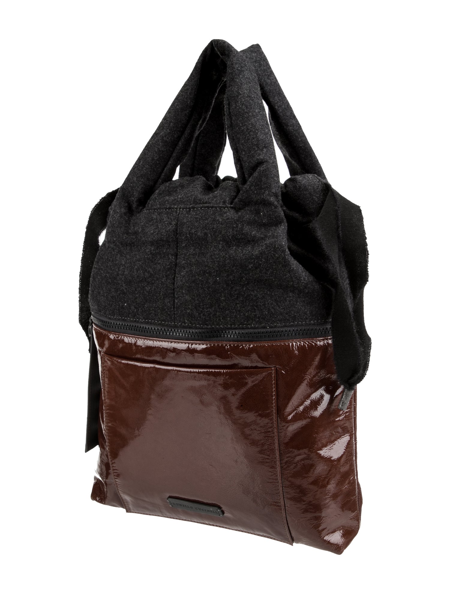 Brunello Cucinelli Patent Leather Backpack