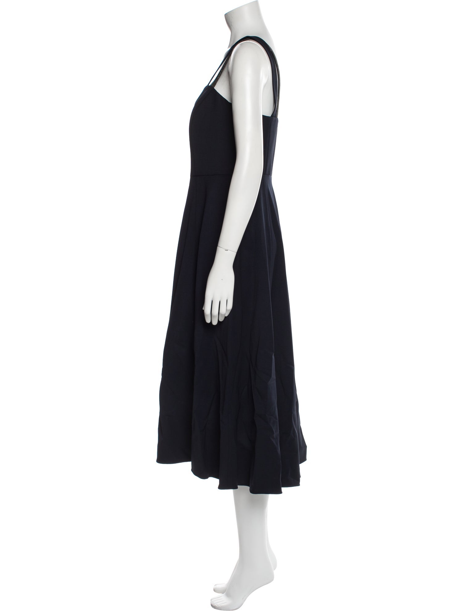 Brunello Cucinelli Virgin Wool Knee-Length Dress