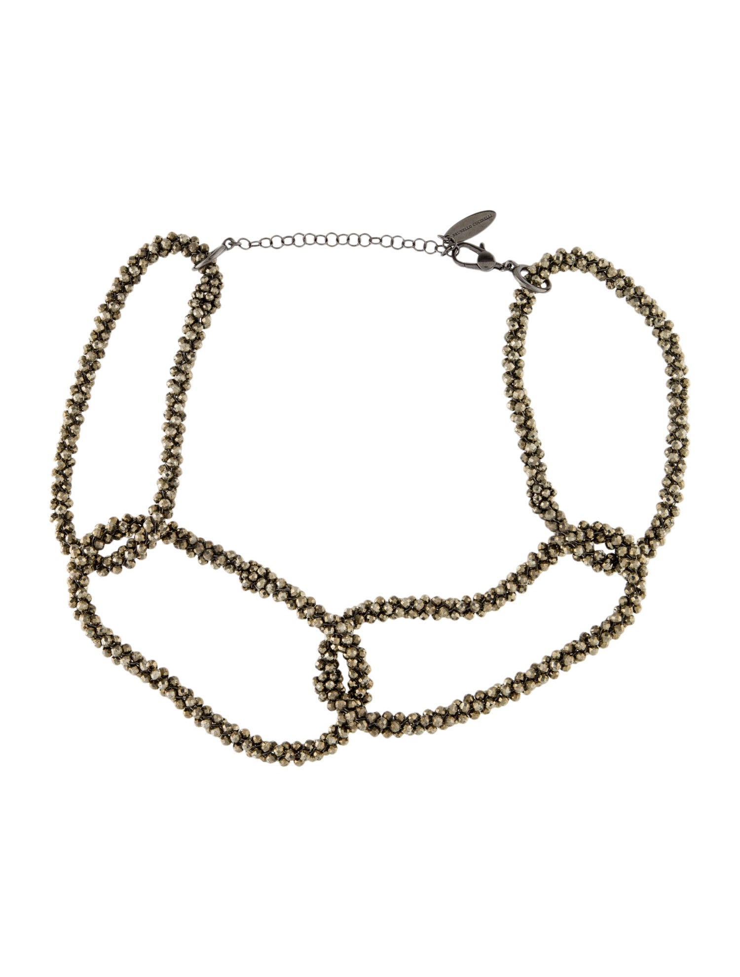 Brunello Cucinelli Monilli Beaded Link Necklace