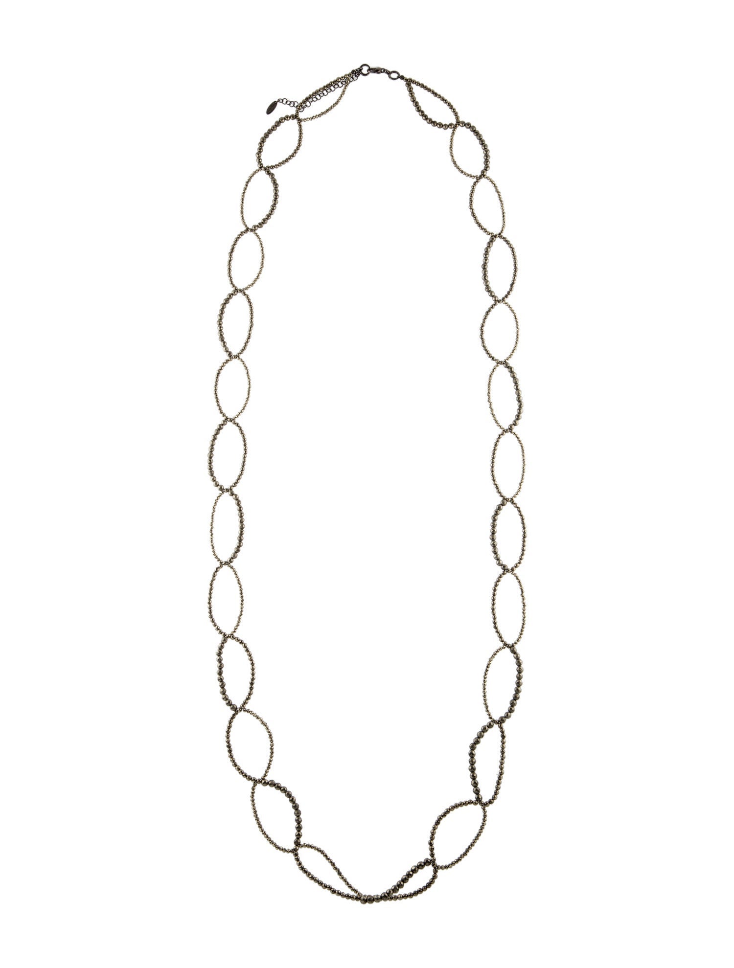 Brunello Cucinelli Large Link Bead Necklace