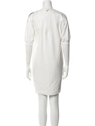 Brunello Cucinelli Crew Neck Mini Dress