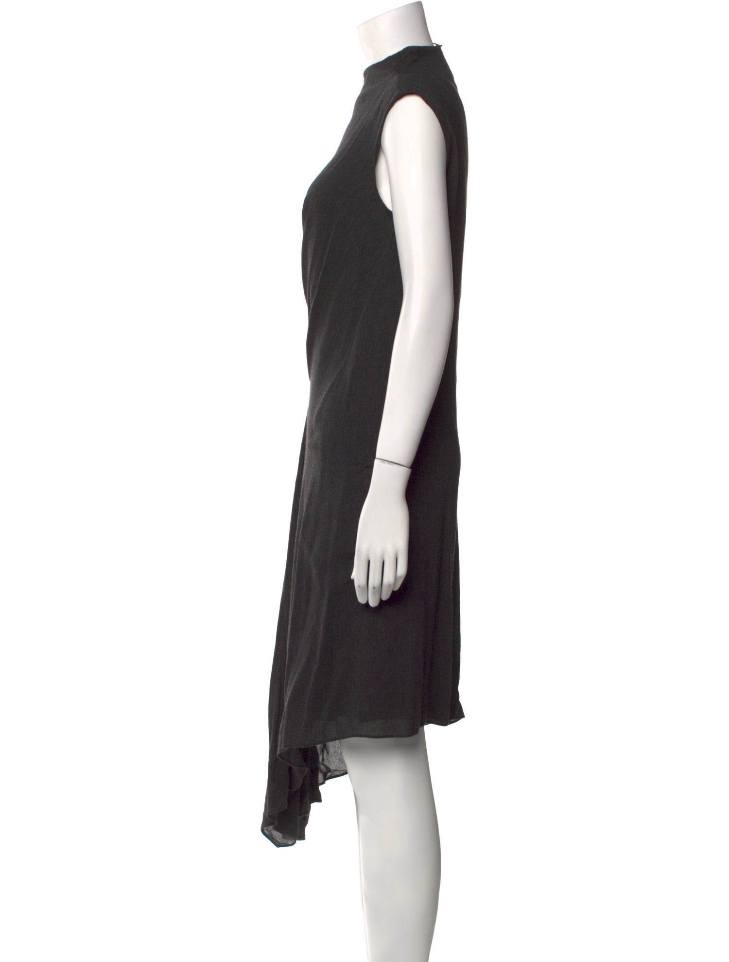 Brunello Cucinelli Cowl Neck Midi Length Dress