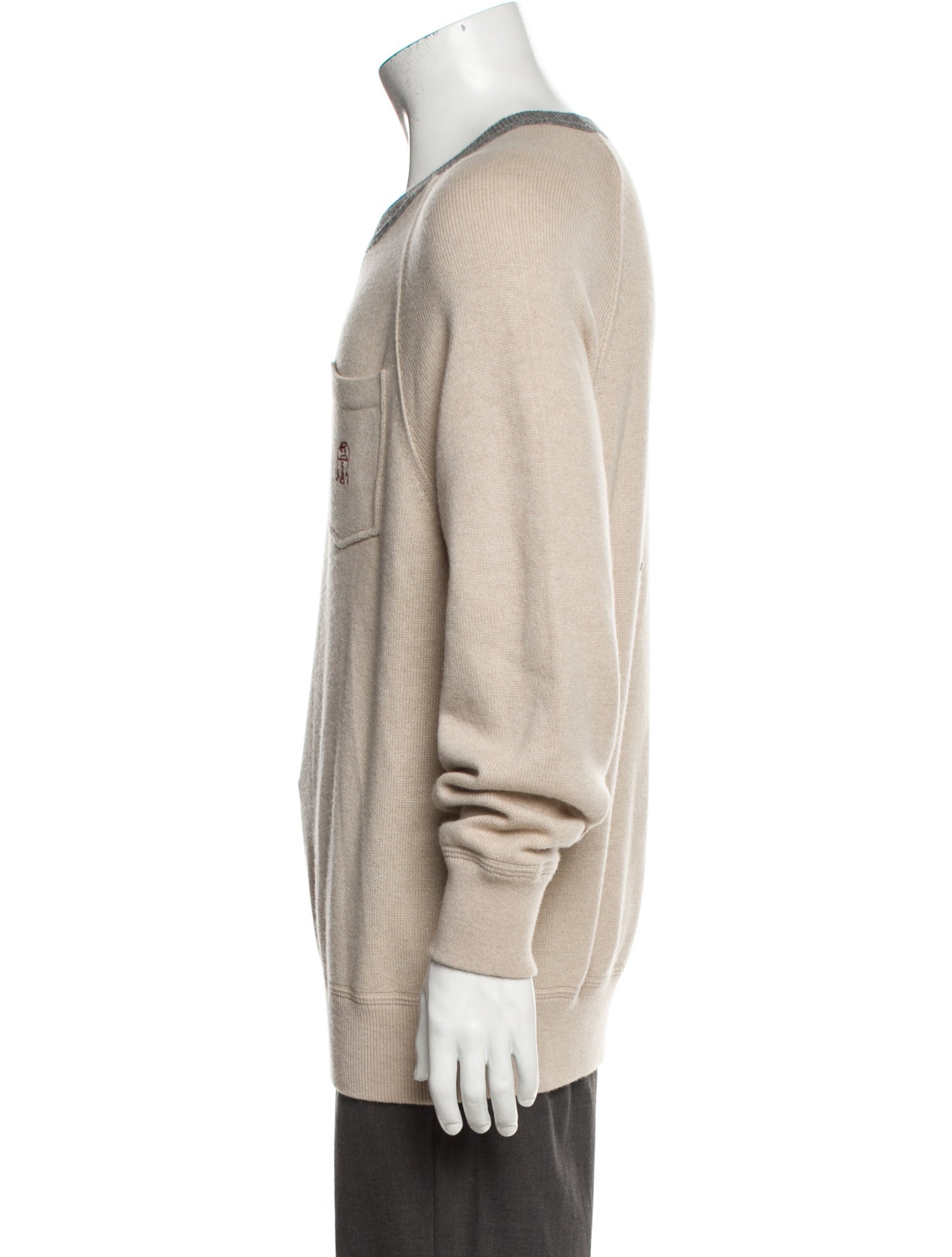 Brunello Cucinelli Cashmere Graphic Print Pullover